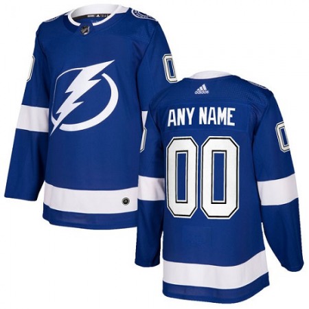Men's Tampa Bay Lightning Personalized Royal Blue Home Stitched Jersey