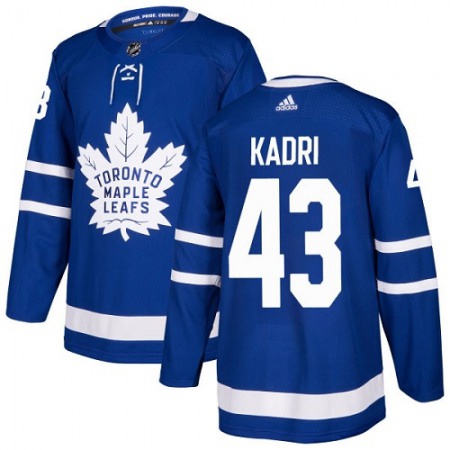 Men's Toronto Maple Leafs #43 Nazem Kadri Blue Stitched NHL Jersey