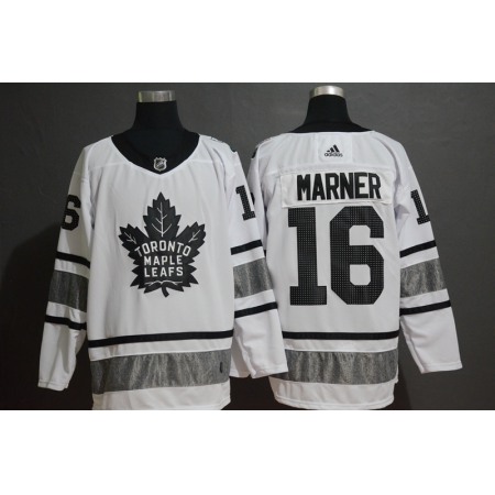Men's Toronto Maple Leafs #16 Marner White 2019 NHL All-Star Game Jersey