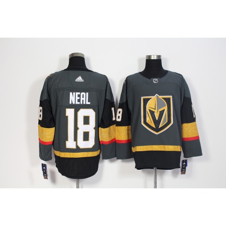 Men's Vegas Golden Knights #18 James Neal Grey Stitched NHL Jersey