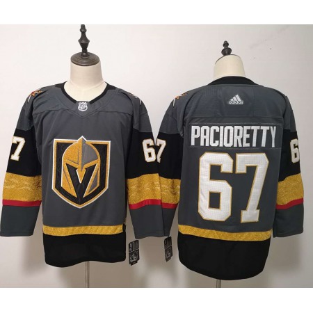 Men's Vegas Golden Knights #67 Max Pacioretty Gray Stitched NHL Jersey