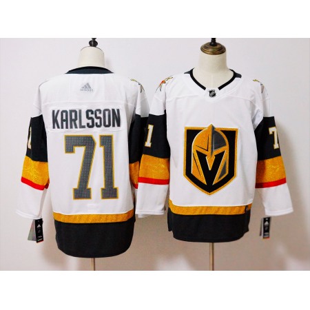 Men's Vegas Golden Knights #71 William Karlsson White Stitched NHL Jersey