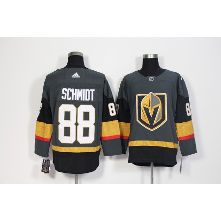 Men's Vegas Golden Knights #88 Nate Schmidt Grey Stitched NHL Jersey