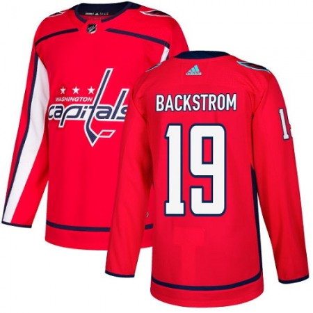 Men's Washington Capitals #19 Nicklas Backstrom Red Stitched NHL Jersey