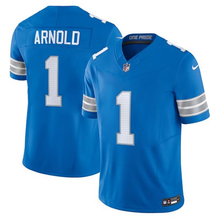 Men's Detroit Lions Terrion Arnold Blue 2024 NFL Draft First Round Pick Player F.U.S.E. Vapor Untouchable Limited Stitched Football Jersey