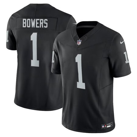 Men's Las Vegas Raiders Brock Bowers Black 2024 NFL Draft First Round Pick Player F.U.S.E. Vapor Untouchable Limited Stitched Football Jersey