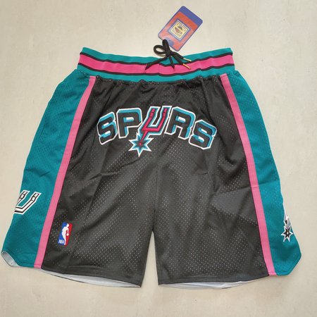 San Antonio Spurs Black Shorts San Antonio Spurs Black Shorts