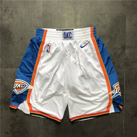Oklahoma City Thunder White Shorts Oklahoma City Thunder White Shorts