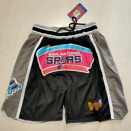 San Antonio Spurs Black Shorts San Antonio Spurs Black Shorts