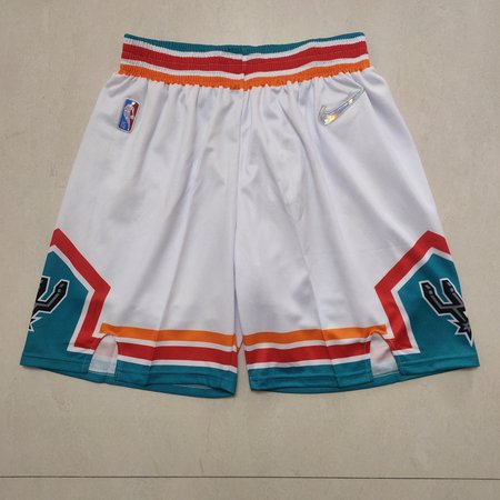 San Antonio Spurs White Shorts San Antonio Spurs White Shorts